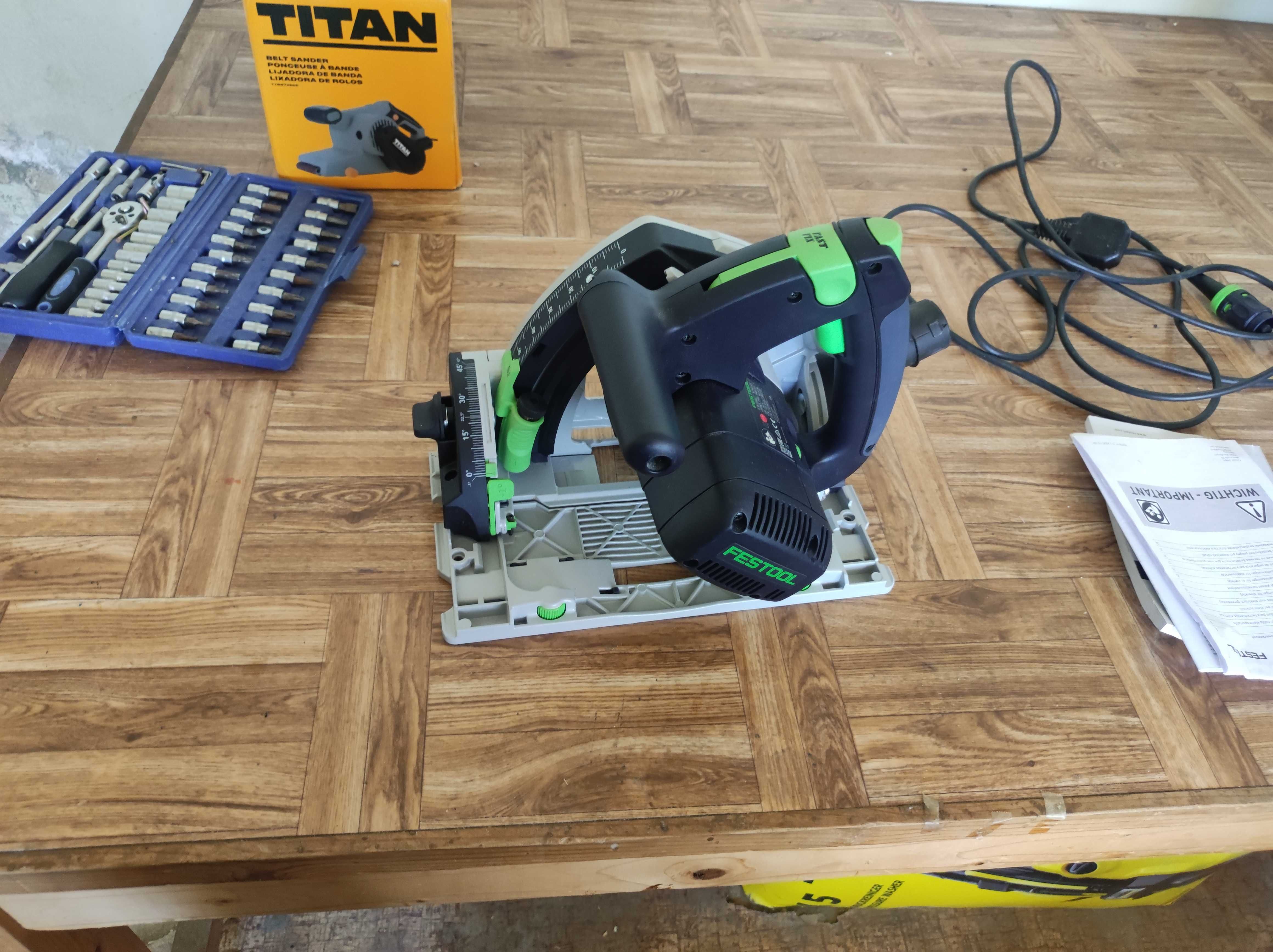 Ръчен цирколяр Festool TS55FEBQ