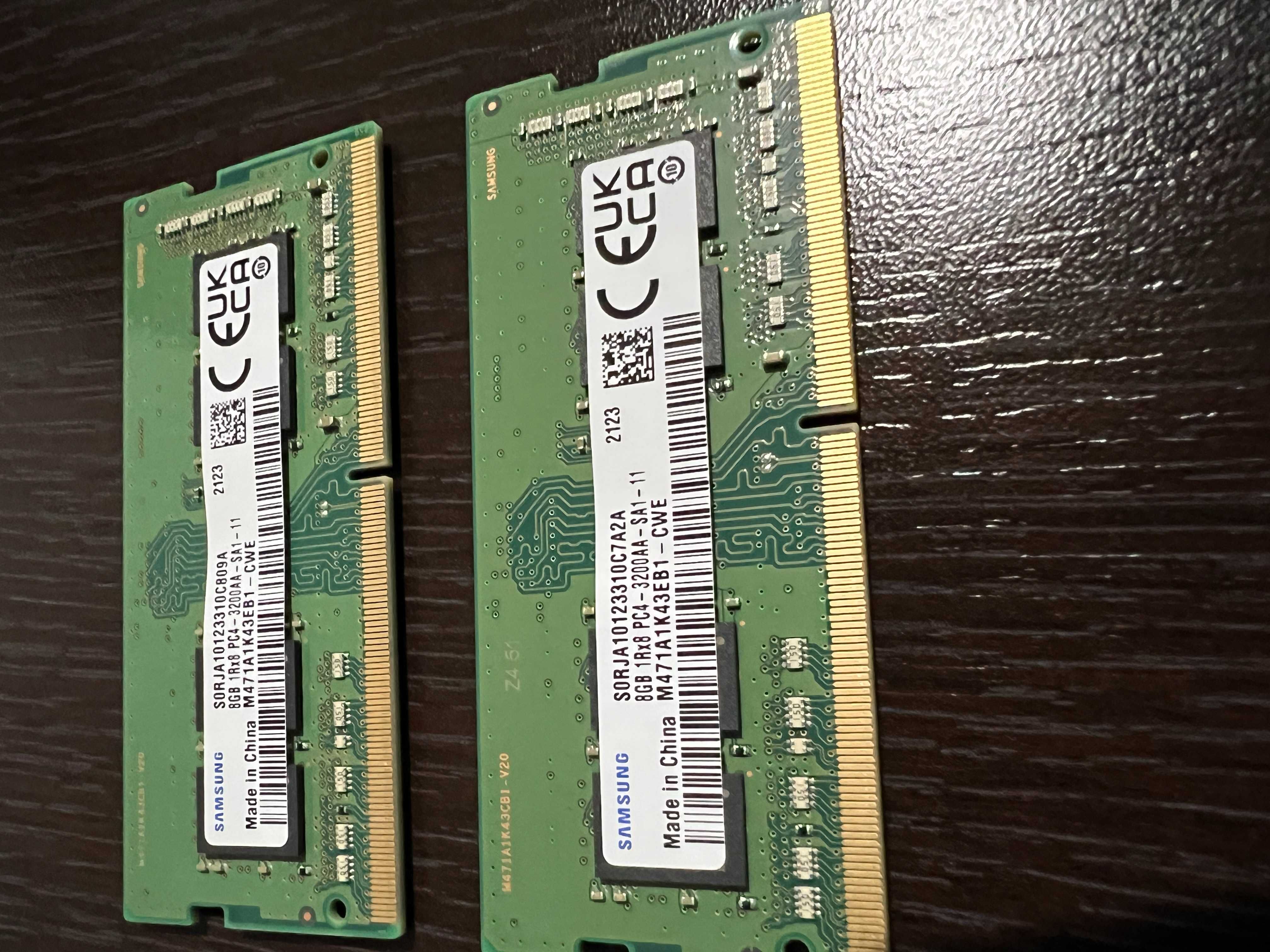 Memorii RAM Laptop Samsung 16GB (2x8GB) DDR4 3200 MHz, CL 22, 1.2V