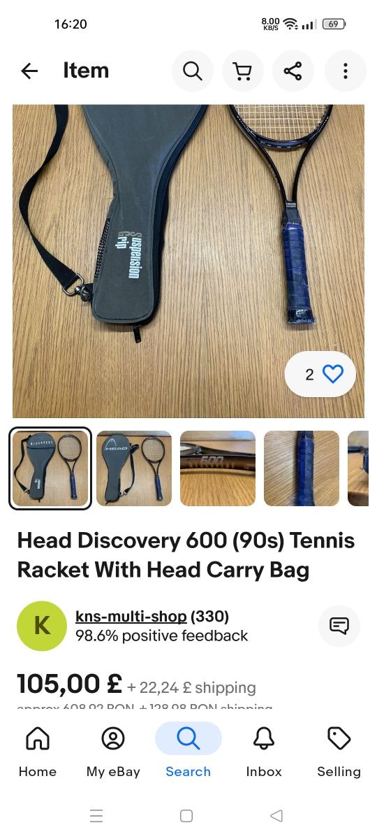 Racheta tenis Head Discovery!