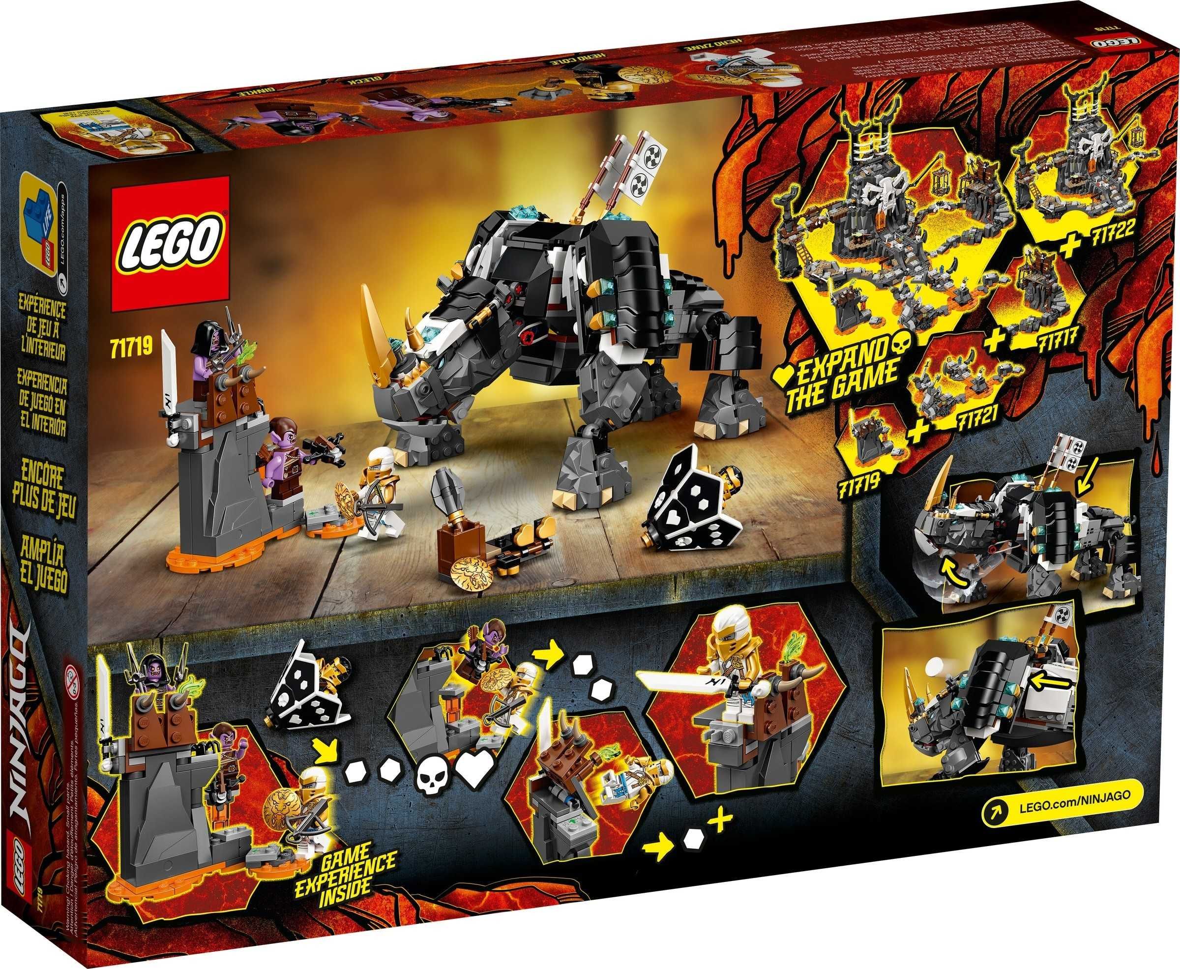 Lego NINJAGO 71719 - Creatura Minotaur a lui Zane- NOU, sigilat