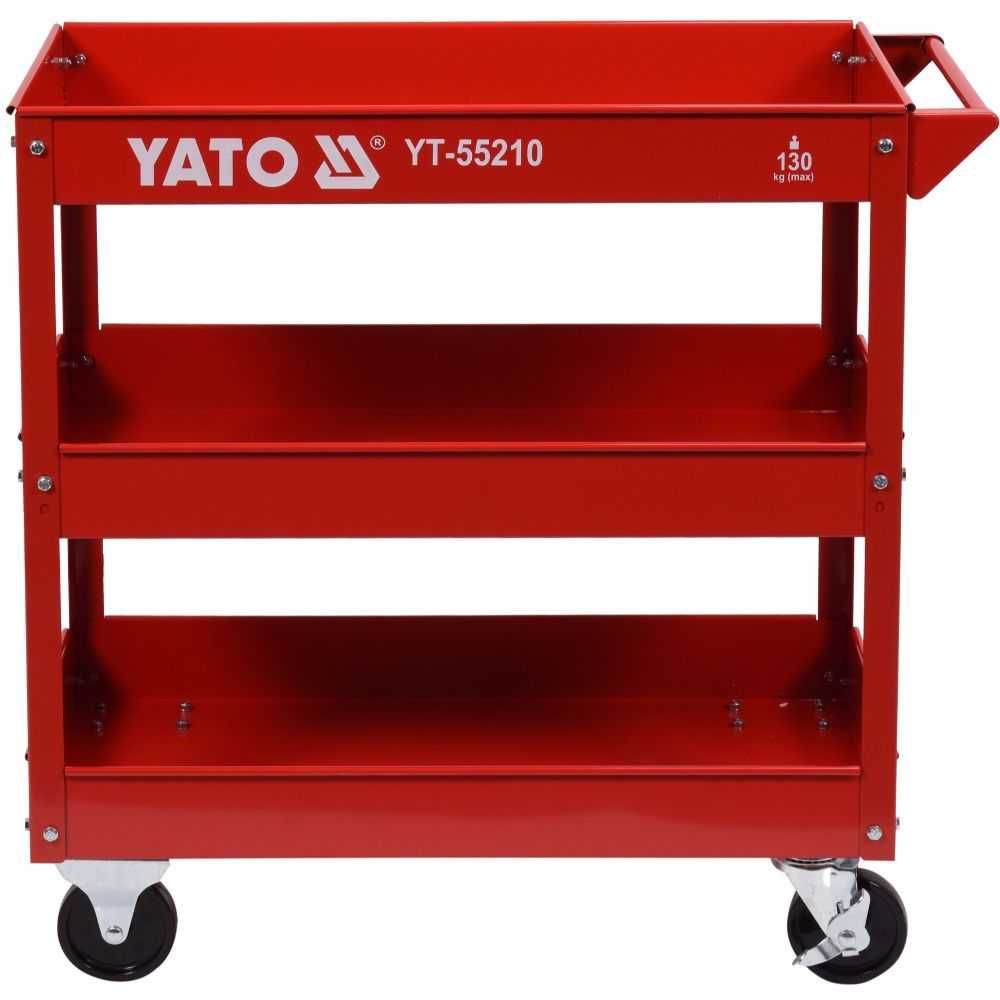 количка за инструменти и работилница YATO, 3 рафта+ колелета