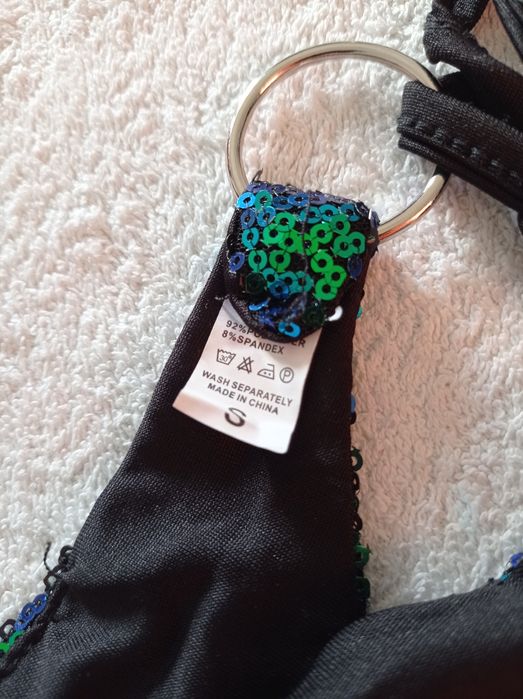 Costum de baie dama cu paiete marime S