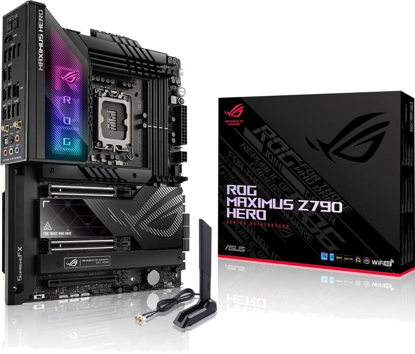 Процессор core i9 14900k и мать asus rog z790 hero