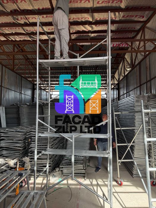 Складные строительные леса с настилами, легкие и прочные, импорт Китай