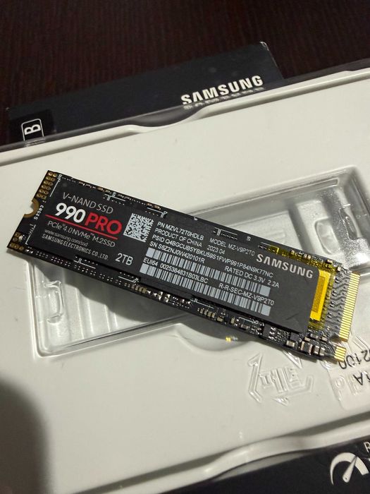 SSD Samsung 990 PRO 2TB, PCIe Gen 4.0 x4, NVMe, M.2, CA NOU
