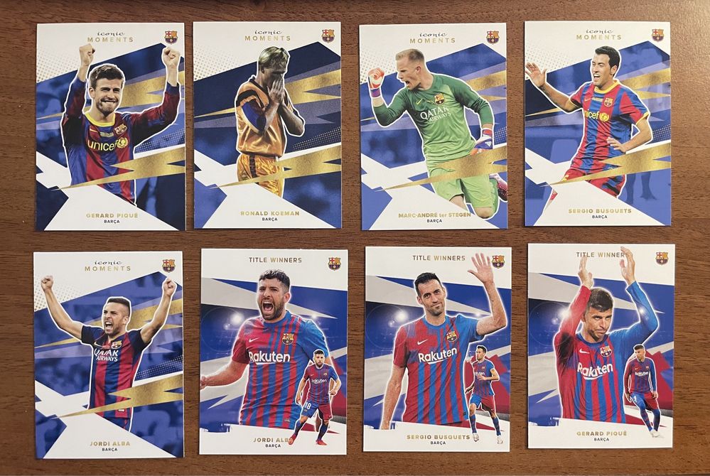 Set COMPLET 50 cartonase Topps FC Barcelona 2021-22