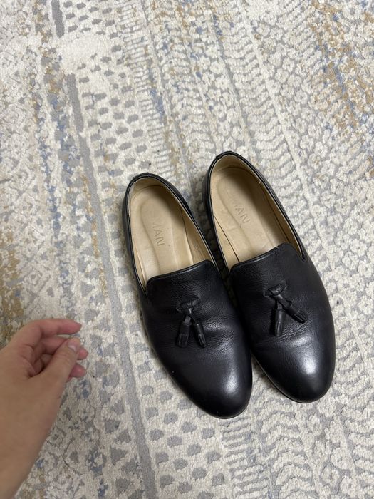 Лоферы кожаные  Sman