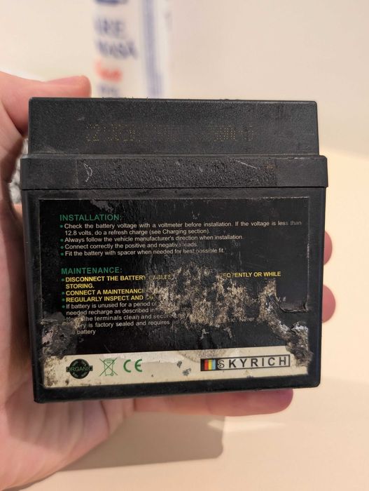 Baterie moto lithium Skyrich 12v 2.4 Ah