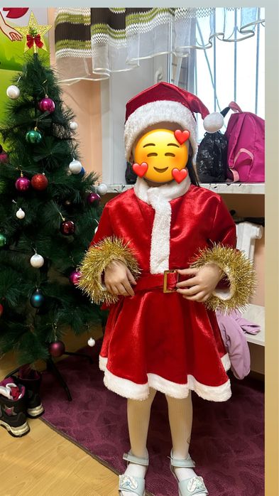 Продам костюм санта клауса на девочку