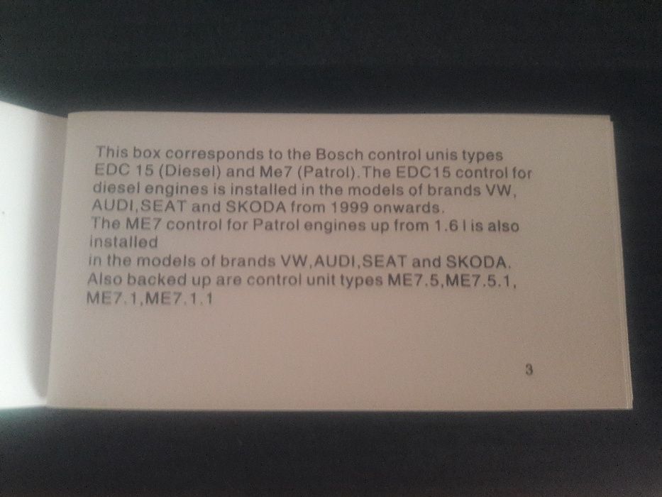 Activator bypass IMMO OFF Box drive – EDC15 – ME7 VW AUDI SEAT SKODA