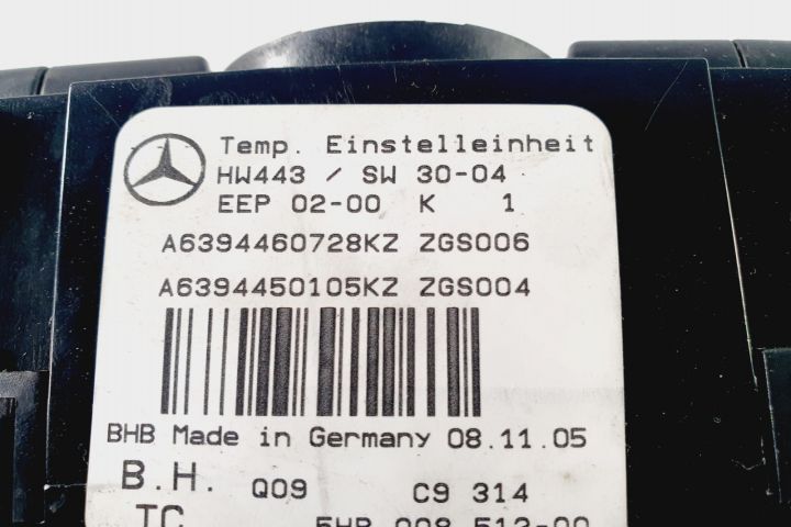 Panou clima a6394460728kz Mercedes-Benz Vito W639  [din 2003 pana  20
