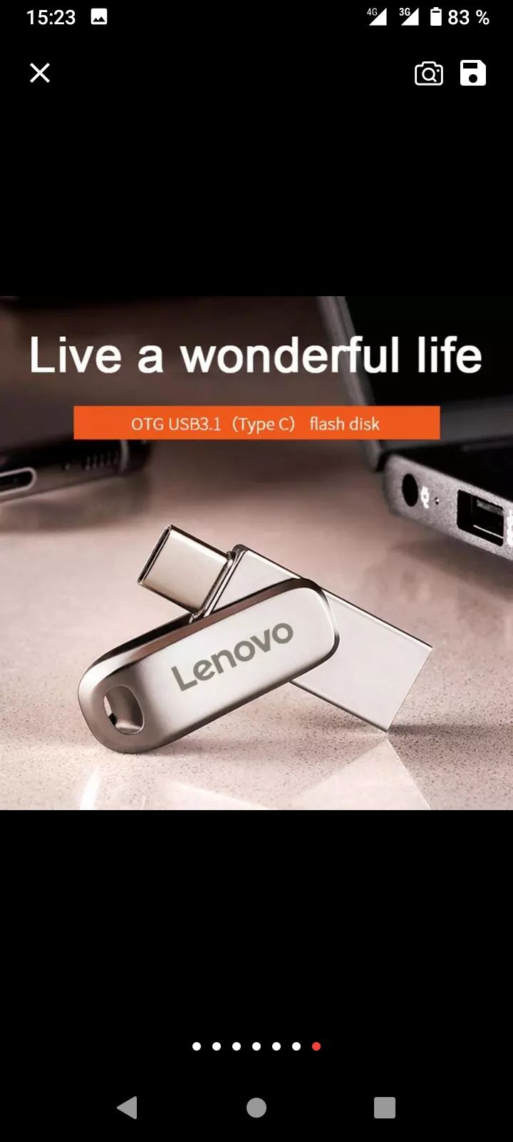 LENOVO 2TB/USB накопитель/