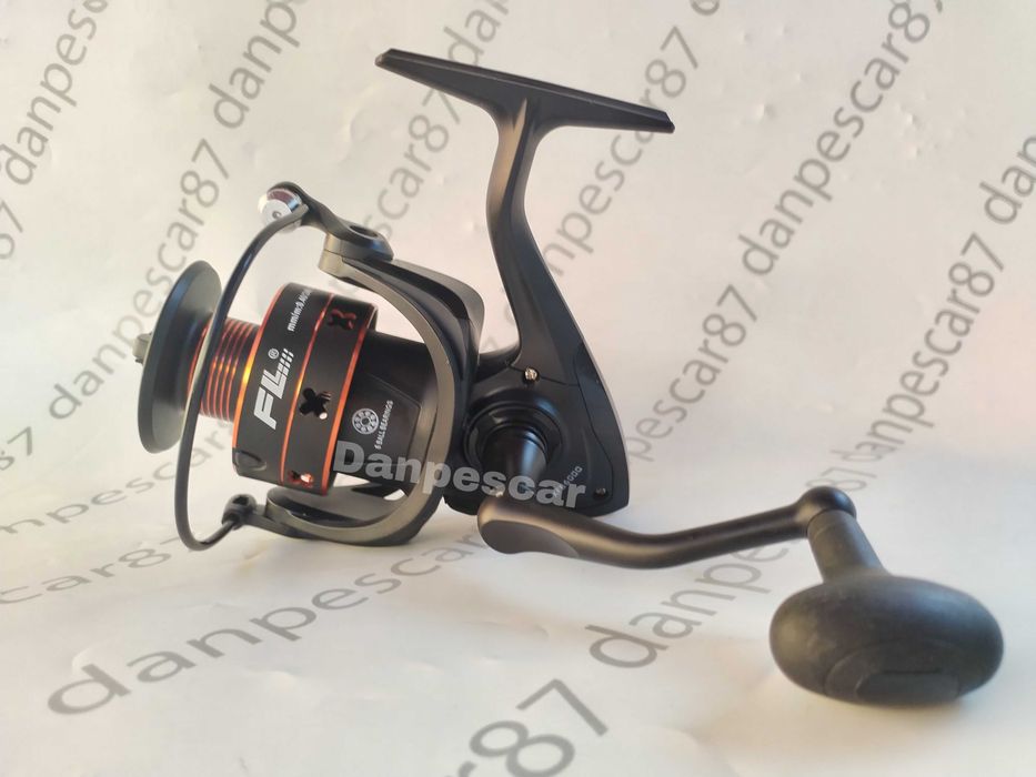 SET 4 Mulinete FL XFB6000 6 rulmenti pentru crap si tambur rezerva