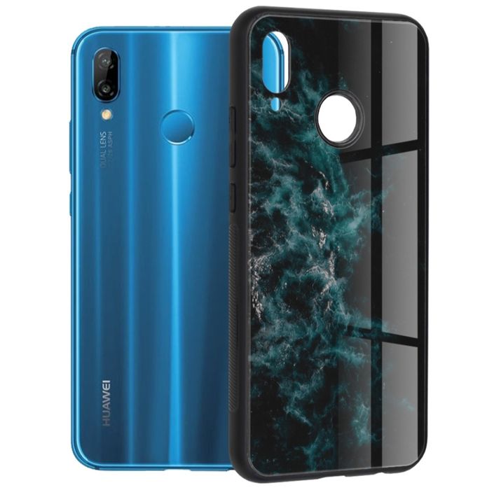 Husa Huawei P30 lite glass case//Husa Huawei P30 lite nouă