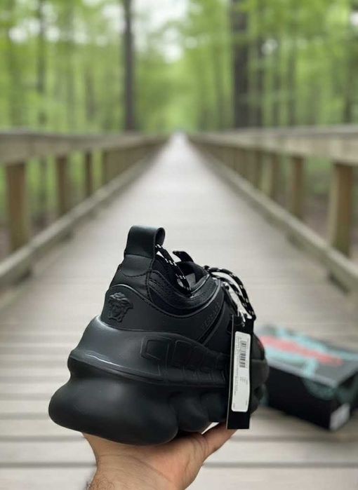 Versace Chain Reaction Negru - Full Box - PREMIUM