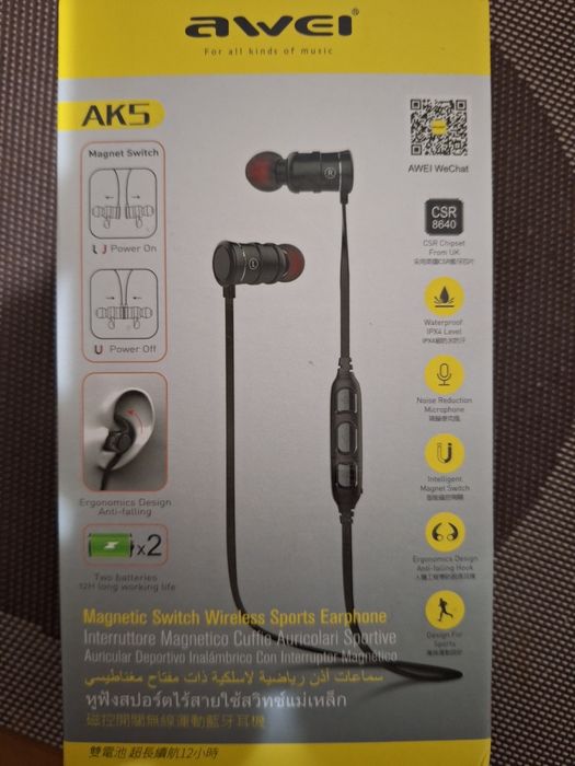 Casti Awei AK5 wireless