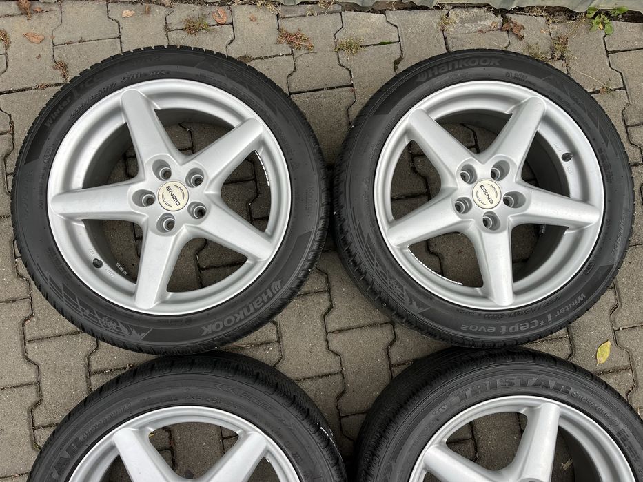 Jante 5x112mm, anvelope iarna, 235/45 R17, VW Audi Seat Skoda Mercedes