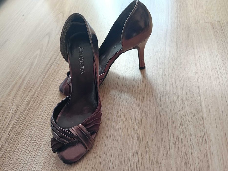 Pantofi dama, bronz, 38