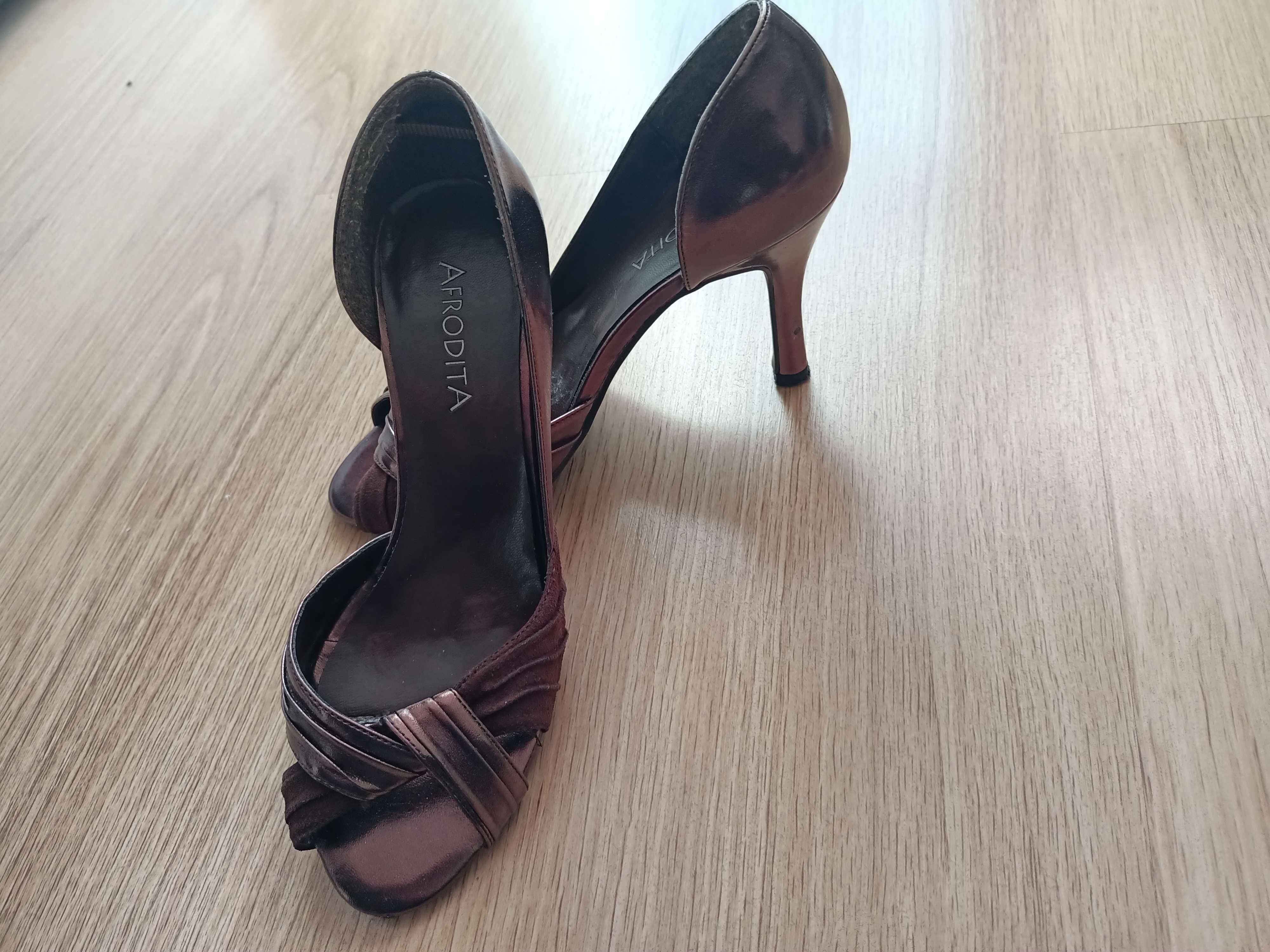 Pantofi dama, bronz, 38
