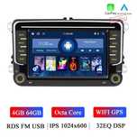 Navigatie Android OCTACORE 4GB RAM+64GB 8Core VW GOLF 5 6 PASSAT B6 CC