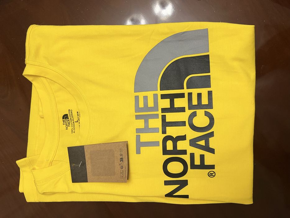 Tricou the north face galben L