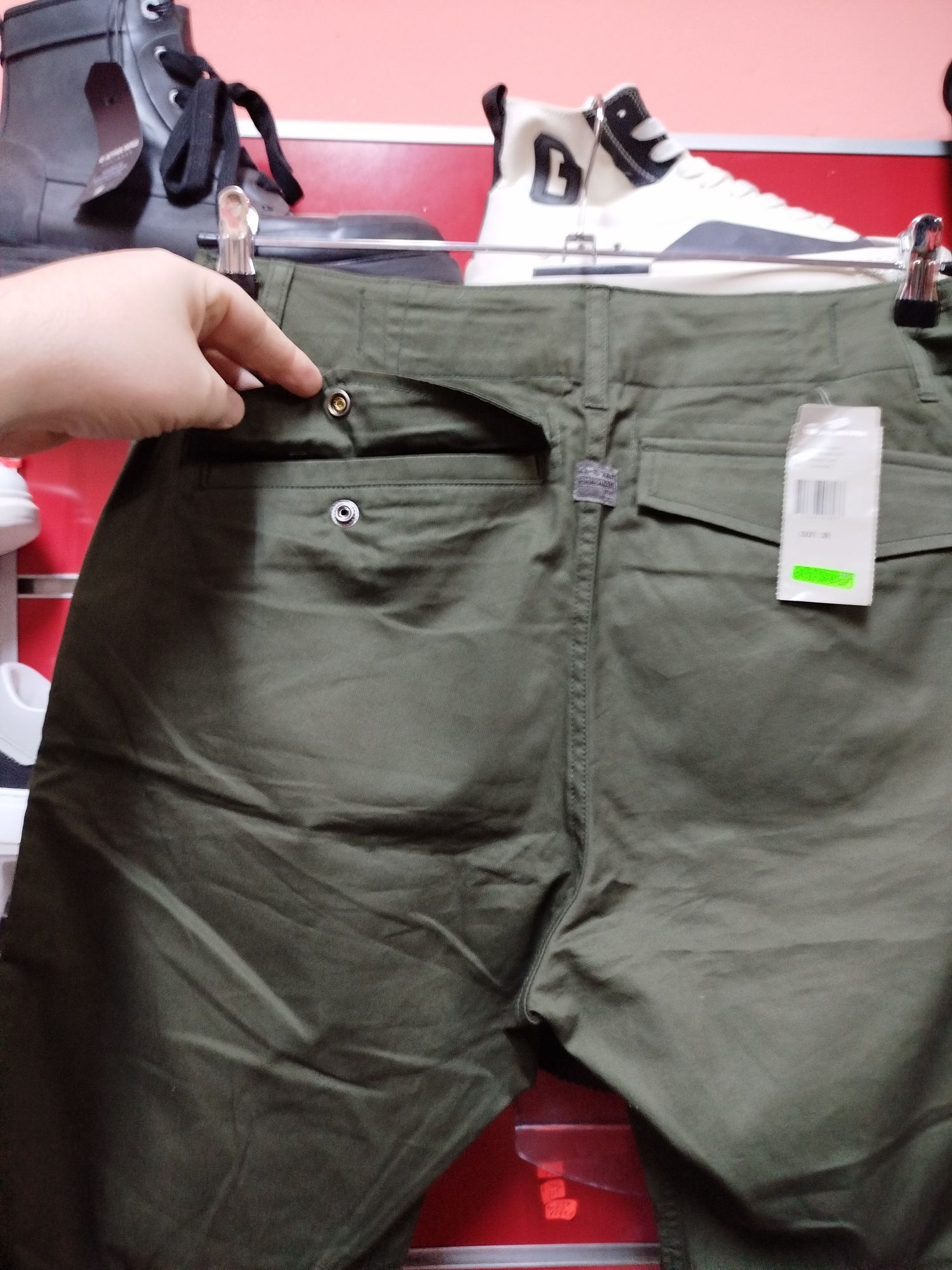 Оригинални мъжки къси панталони G-Star Raw Rovic W30 , 31 нови зелени