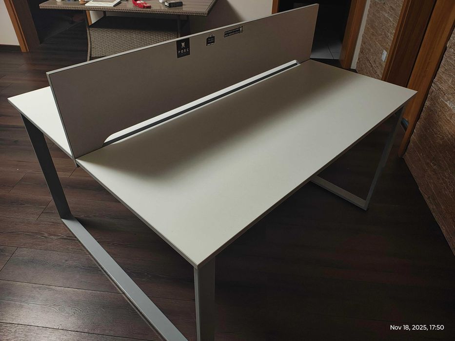 Birou dublu profesional, 140 x 120, stare excelenta