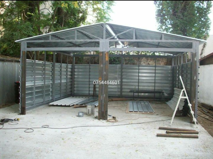 Vand hală metalică 8x22x4 m 6900e