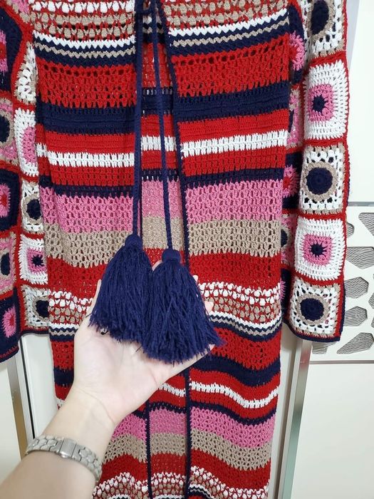 Cardigan crosetat