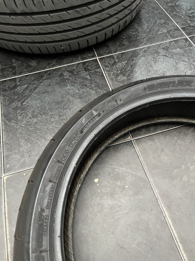 Гуми за пистов мотор Bridgestone 180/55 и 120/70