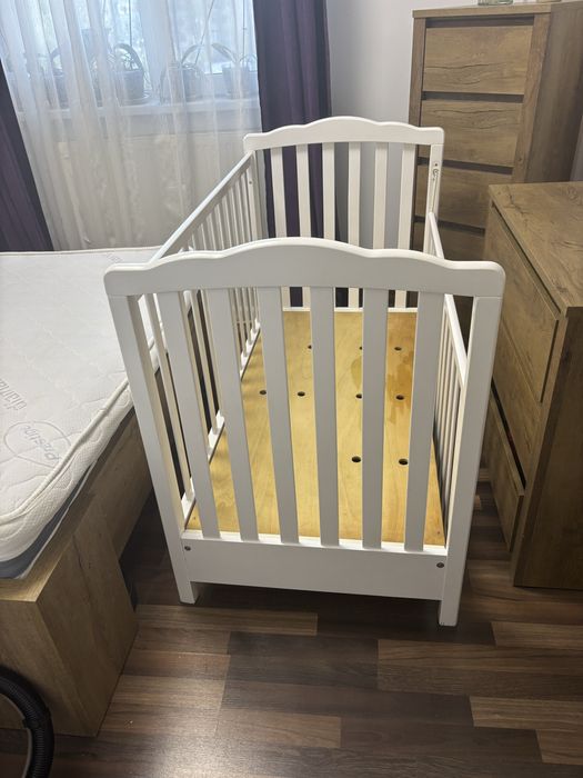 Pat bebe cu saltea 120x60