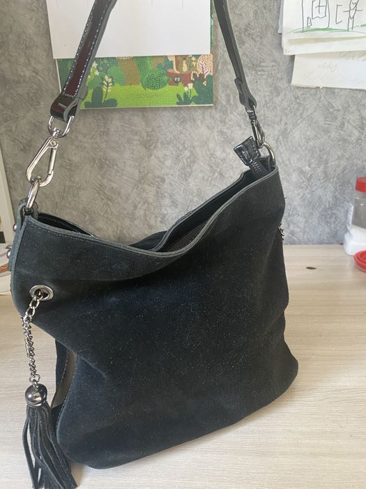 Продам замшевую сумку