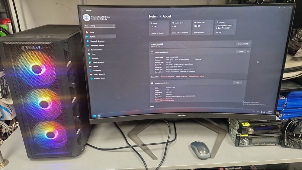 Геймърски компютър geforce gt