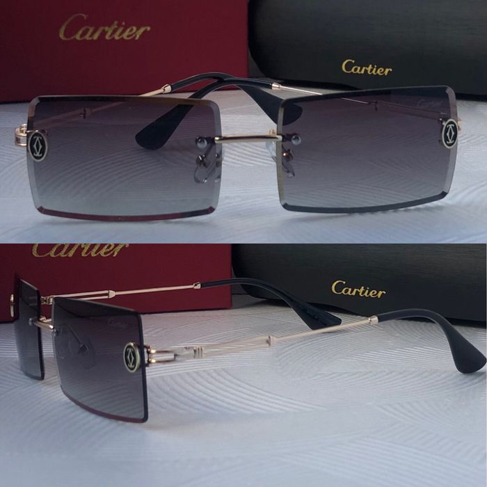 Мъжки слънчеви очила правоъгълни 3 цвята черни кафяви сини