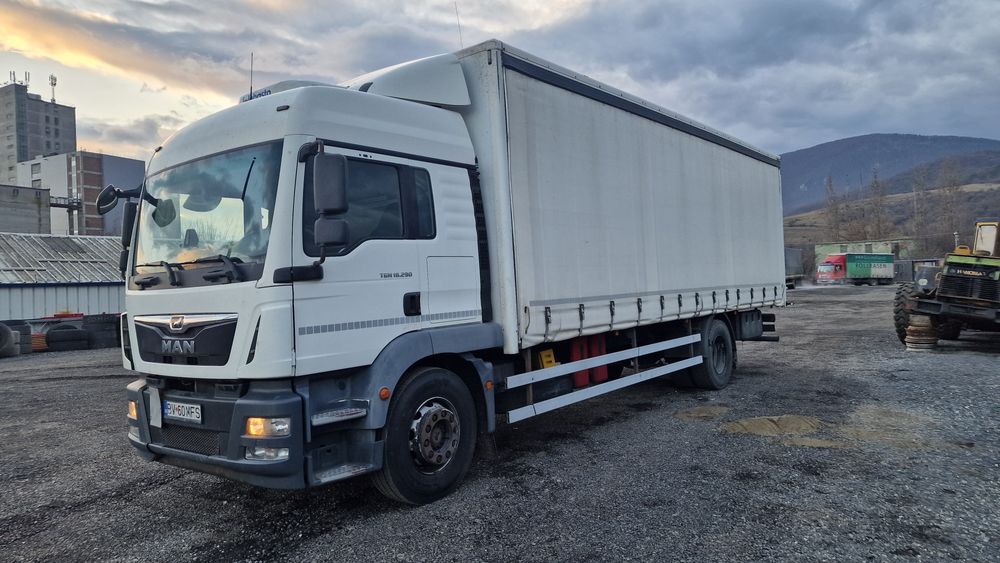 MAN TGM 18.290 prelata/box
