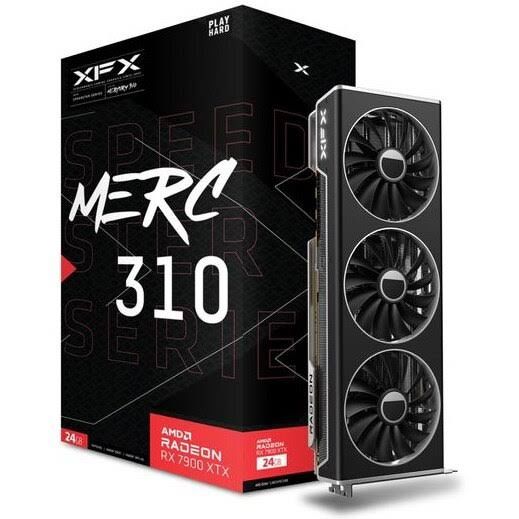 Placa video XFX 7900 XTX 24GB  Merc 310 Black Sigilata