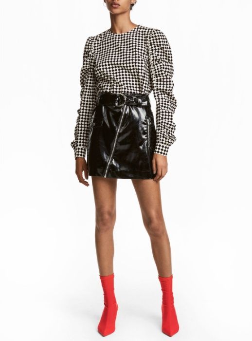 Fusta H&M de lac, marimea M (38), noua