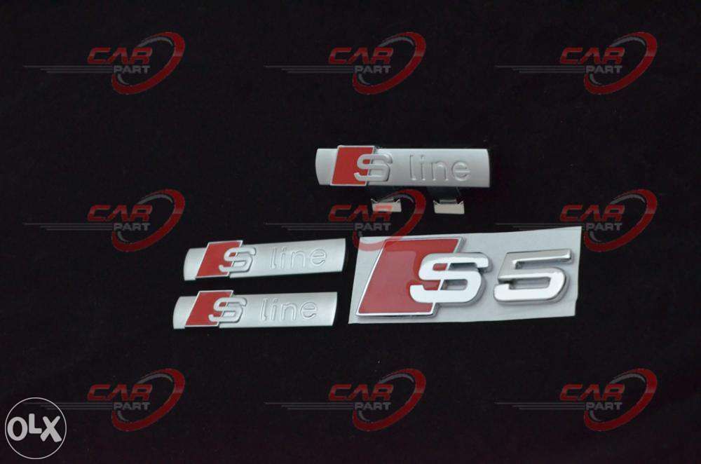 Set Embleme Audi A5 S-line