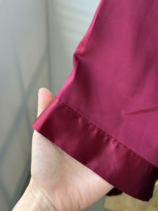 Пижама с дълъг ръкав H&M и домашен сатенен халат