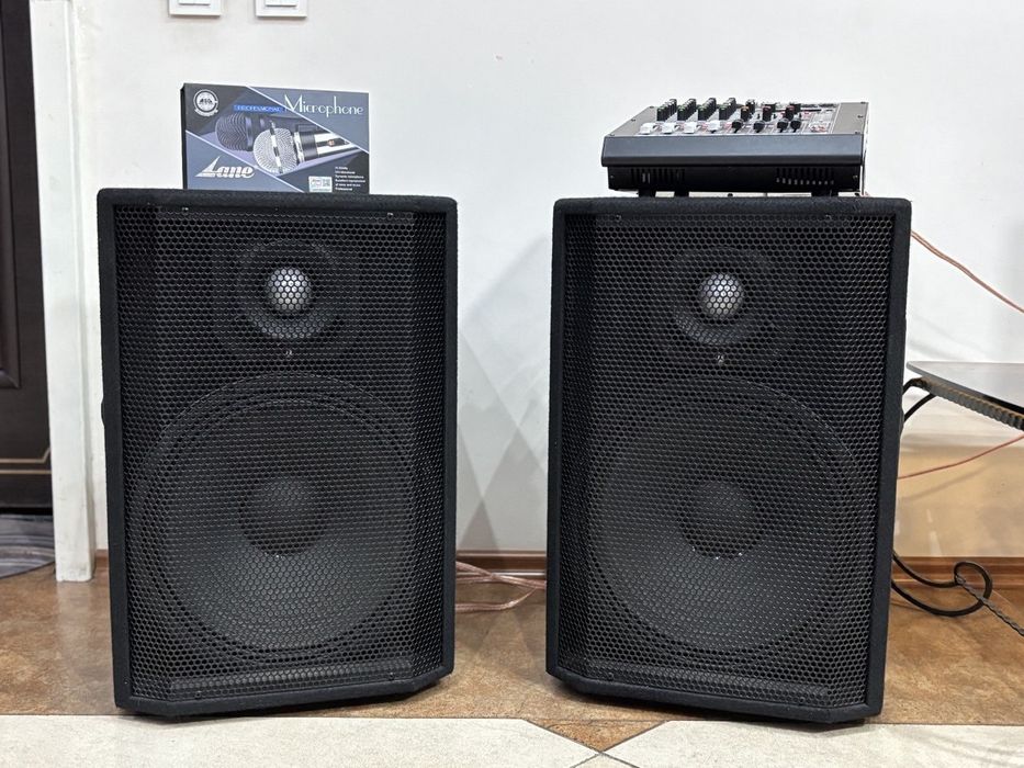 Колонки 15 дюймовые мощные