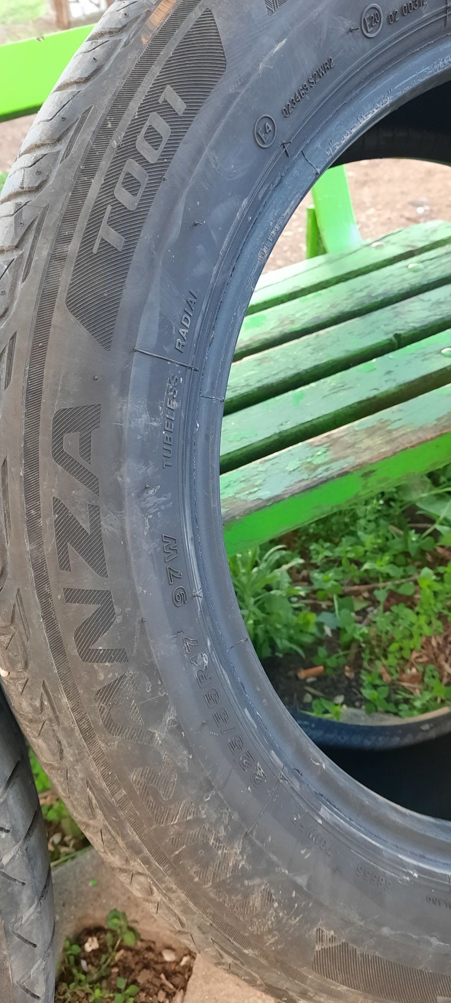 Летни гуми 225 55 17 Bridgestone DOT 18, 19 и 20 (2бр.) БАРТЕР ЗА 18ки