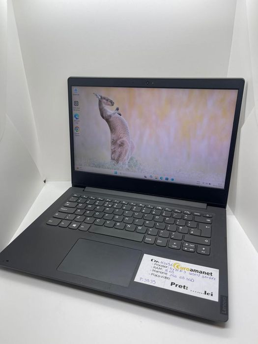 Laptop ultraportabil Lenovo V14 ADA, AMD Ryzen 3 3250U, 8GB, -A-