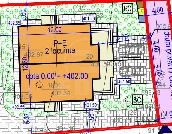 Duplex semifinisat, zona cu acces rapid spre Cluj-Napoca