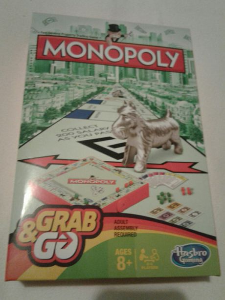 Monopoly Clasic var. portabila (Grab&Go), lb. engleza, nou