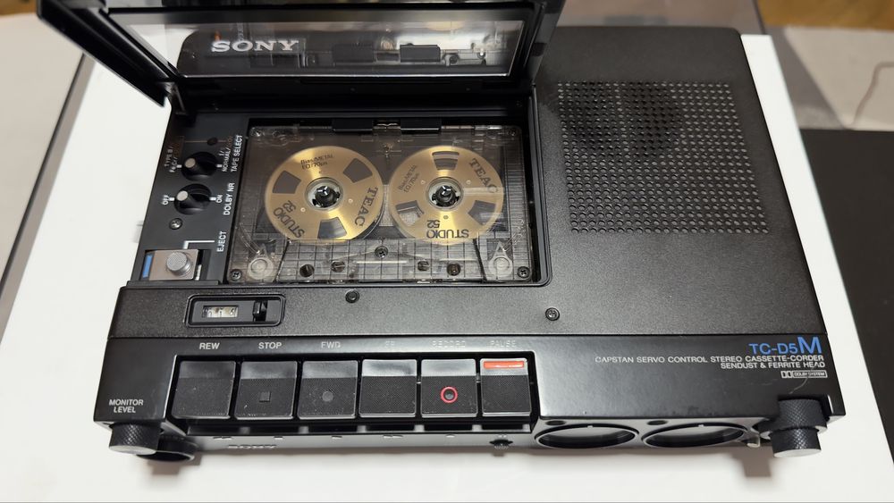 Recorder Portabil impecabil 10/10 Sony TC-D5M restaurat complet
