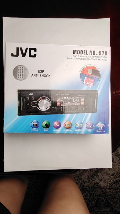 Автомагнитола JVC новая