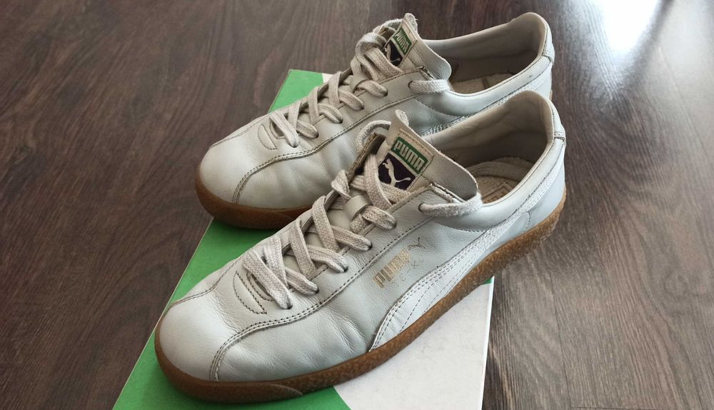 Маратонки puma от естествена кожа