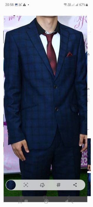 Стильный ТУРЕЦКИЙ мужской костюм в отличном состоянии