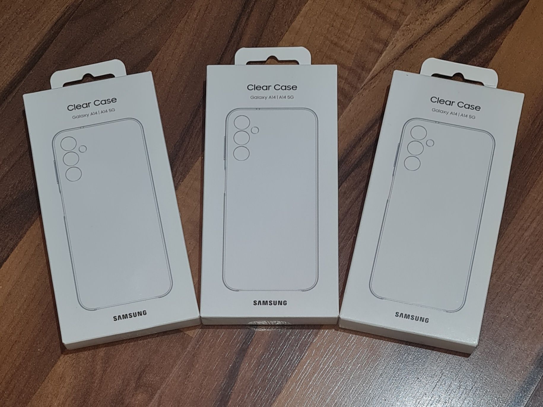 Husa originala Samsung Clear Case Galaxy A14 A145 si A14 5G A146