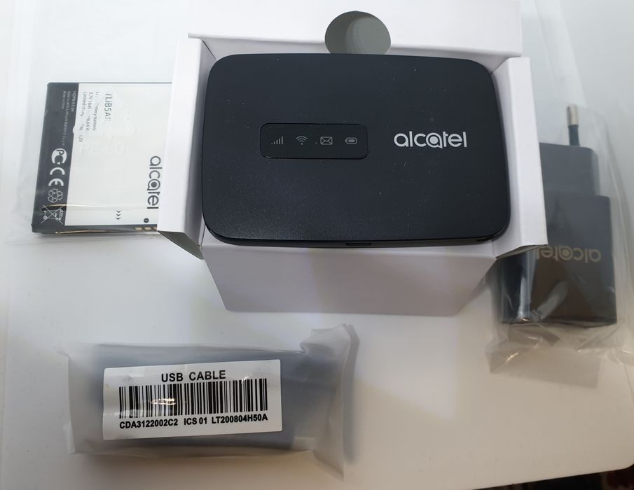 НОВ!Бисквитка джобен рутер/WI-FI router Alcatel MW40V със сим карта.